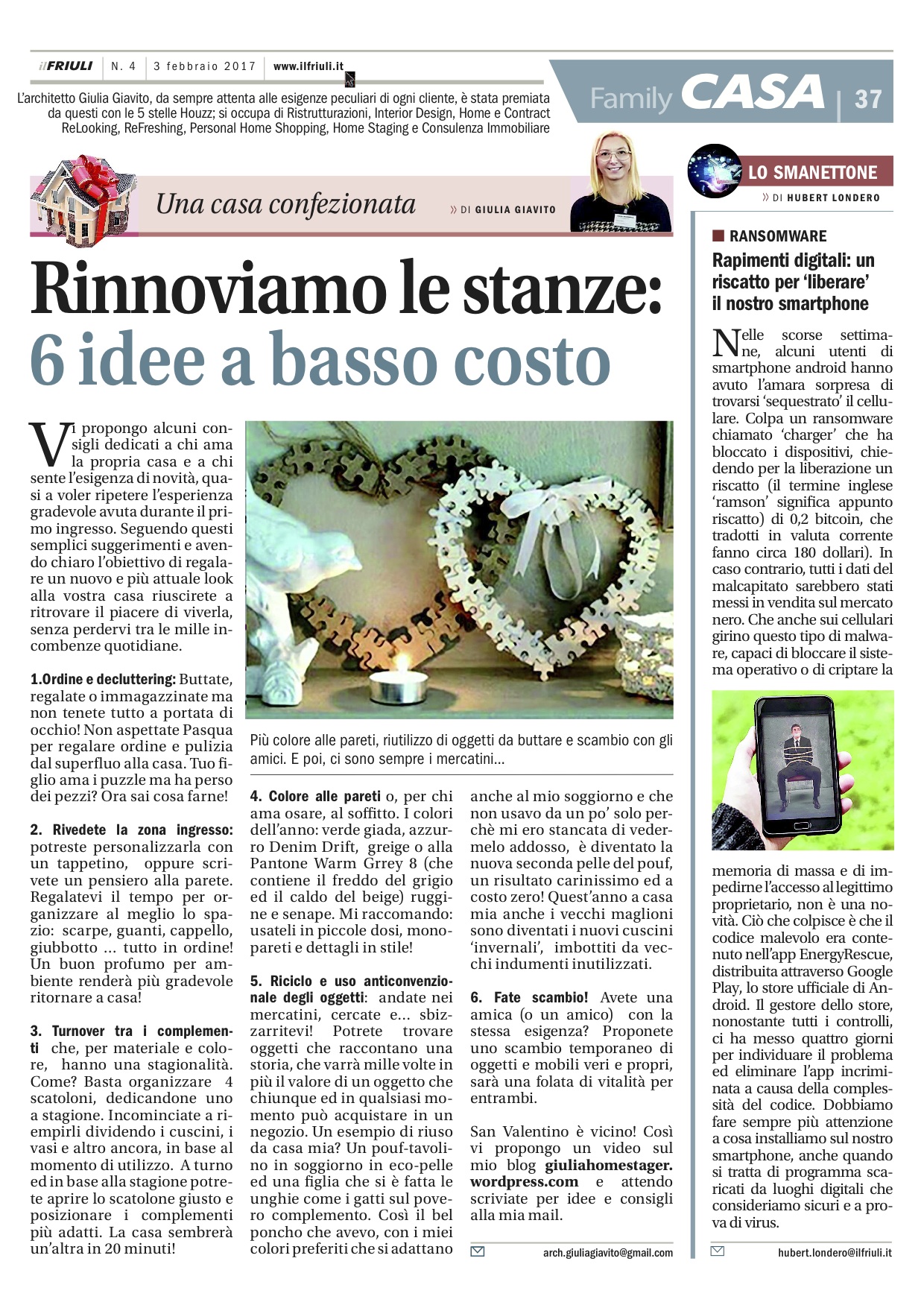 rinnovo stanze low cost
